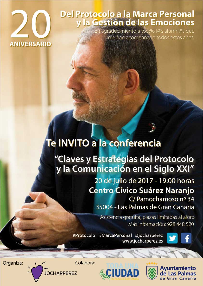 JOCHARPEREZ Conferencia Claves y Estrategias del Protocolo y la Comunicación en el Siglo XXI